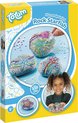 foto van Totum knutselset Rock starfish diamond painting stenen versieren met zeesterfiguren - meer dan 350 strasssteentjes - cadeautip