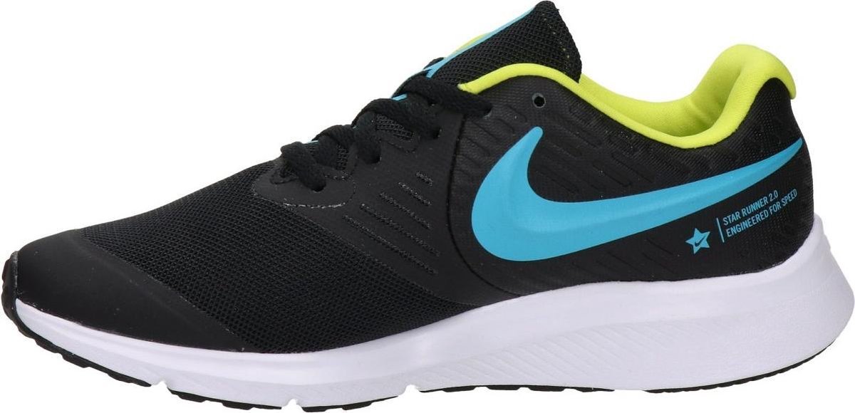 Nike Star Runner 2 GS jongens sneaker - Zwart multi - Maat 35,5 | bol.com