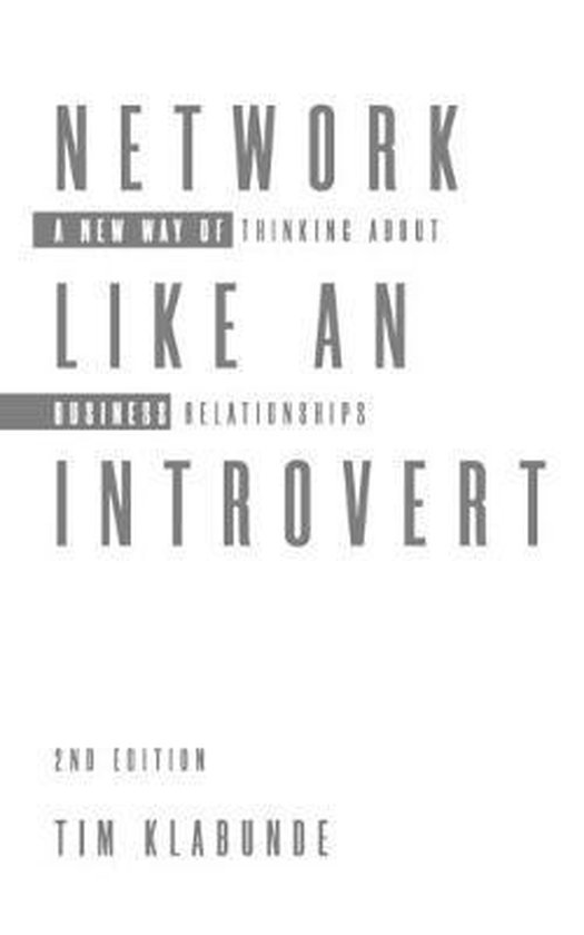 Network Like an Introvert - cover