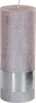 PTMD  kaars metallic zacht roze 18x7cm