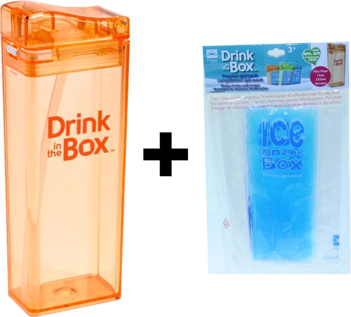 Overgave Elektrisch Vervorming Drink in The Box Large + Ice Pack Oranje - Winkelen.nl