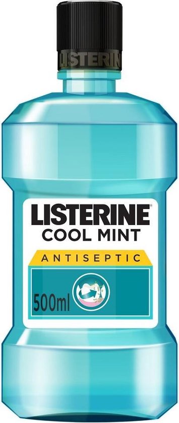 Bain de bouche antiseptique Cool Mint 500ml | bol.