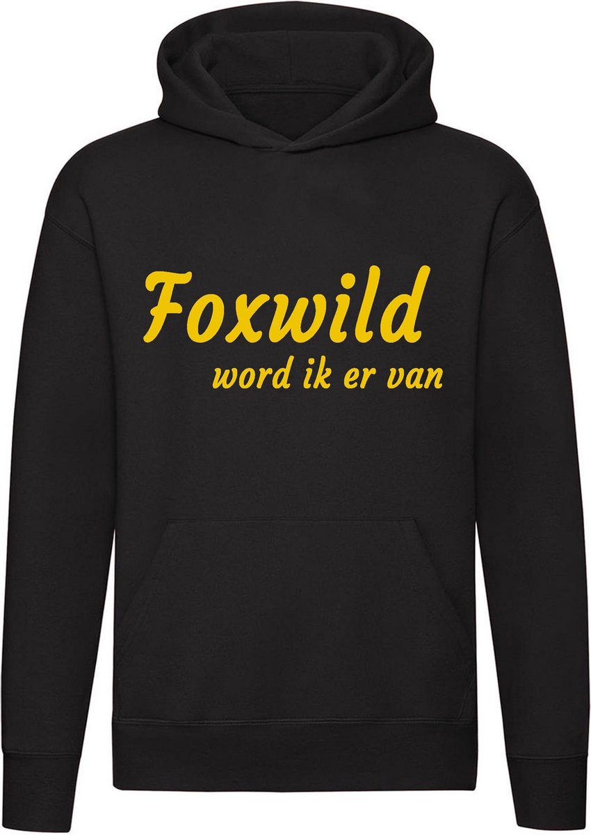 Foxwild hoodie Peter Gillis massa is kassa unisex trui sweater hoodie bol