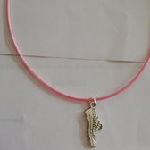 Ketting roze hardlopen | runner | running | hardloopschoen