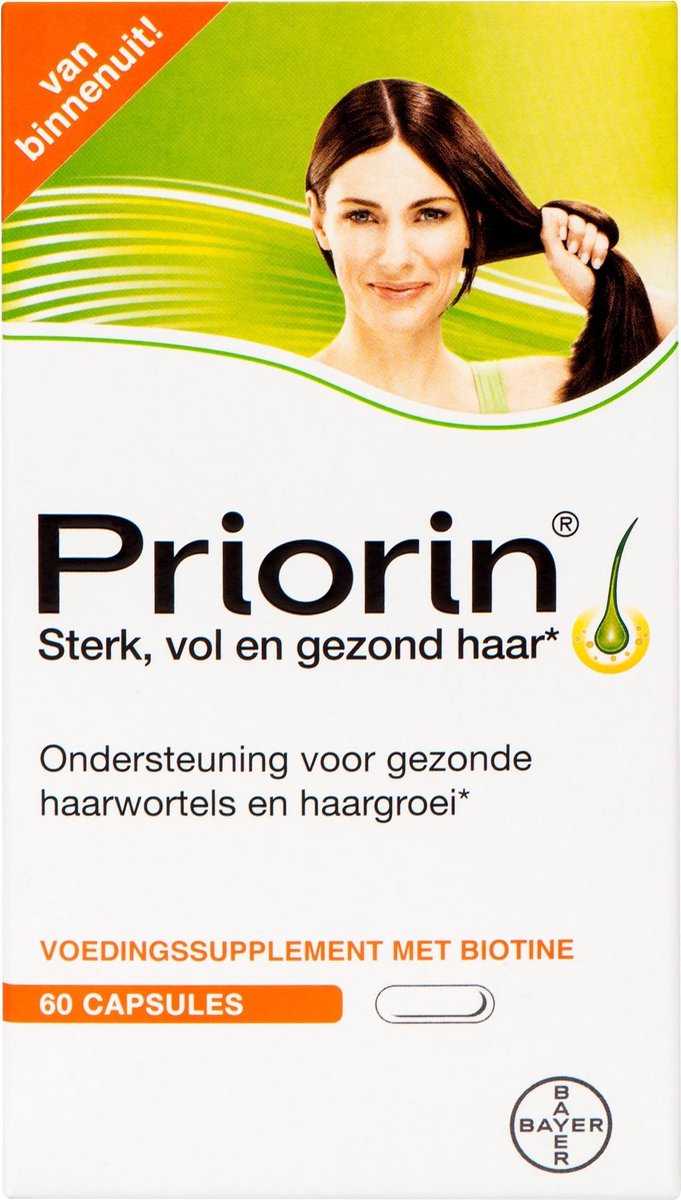 Priorin voor sterk en vol haar van binnenuit, 120 capsules