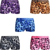 GIANVAGLIA - Dames Boxershorts 5-pack - Maat L