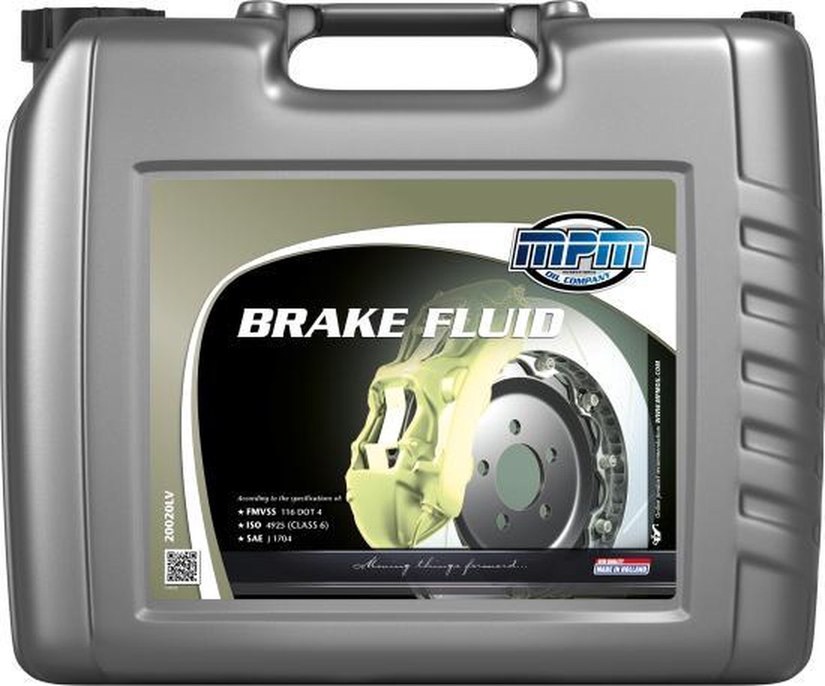 BRAKE FLUID LOW VISCOSITY DOT 4+ LV 20 LITER 20020LV 20020LV