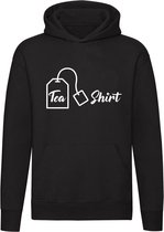Tea Shirt Hoodie| sweater | kop thee | grappig | kado | ontbijt | trui | cup of tea |unisex | capuchon