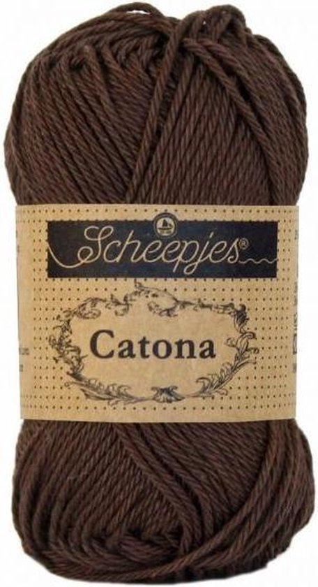 Scheepjes Catona 162 Black Coffee
