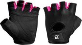 Womens train gloves (Black/Pink) S