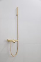 Ced'or Brass thermostatische opbouw badkraan geborsteld messing/mat goud