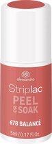 Alessandro Striplac Peel or Soak -  678 Balance - Gel Nagellak 5ml
