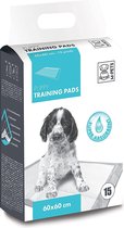 M-pets Trainingpads Puppy 60 X 60 Cm Textiel Wit 15 Stuks
