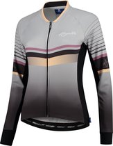 Rogelli Impress Fietsshirt - Lange Mouwen - Dames - Grijs, Goud - Maat S