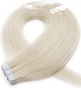 Tape Extensions Tape In Hair Extensions 45cm 50gram wit blond