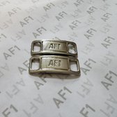 AF1 Sneaker tags | Lace Locks | Zilver | Schoenaccessoires - Schoenveters