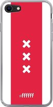 6F hoesje - geschikt voor iPhone 8 - Transparant TPU Case - AFC Ajax Amsterdam1 #ffffff