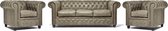 Chesterfield Bank Vintage Alabama C1057 | 1 + 1 + 3-zits | 12 jaar garantie