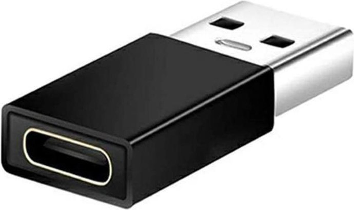 Doodadeals® | USB C 3.1 female naar USB A 3.0 opzetstuk | Zwart