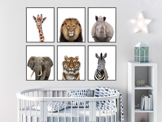 Dieren poster voor kinderkamer