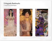 Set de 3 marque-pages magnétiques, Klimt