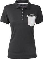 PK International Sportswear- Technische Polo k.m. - Idrigil - Onyx - M