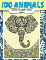 Adult Coloring Book Volume 2 - 100 Animals