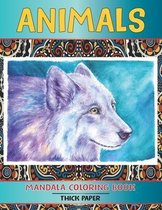 Mandala Coloring Book Thick paper - Animals