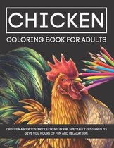 Chickens Coloring Book for Adults