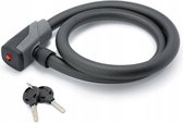 Fietsslot ProX - 2 sleutels - 18x1000mm - Dik zwart - Kabelslot