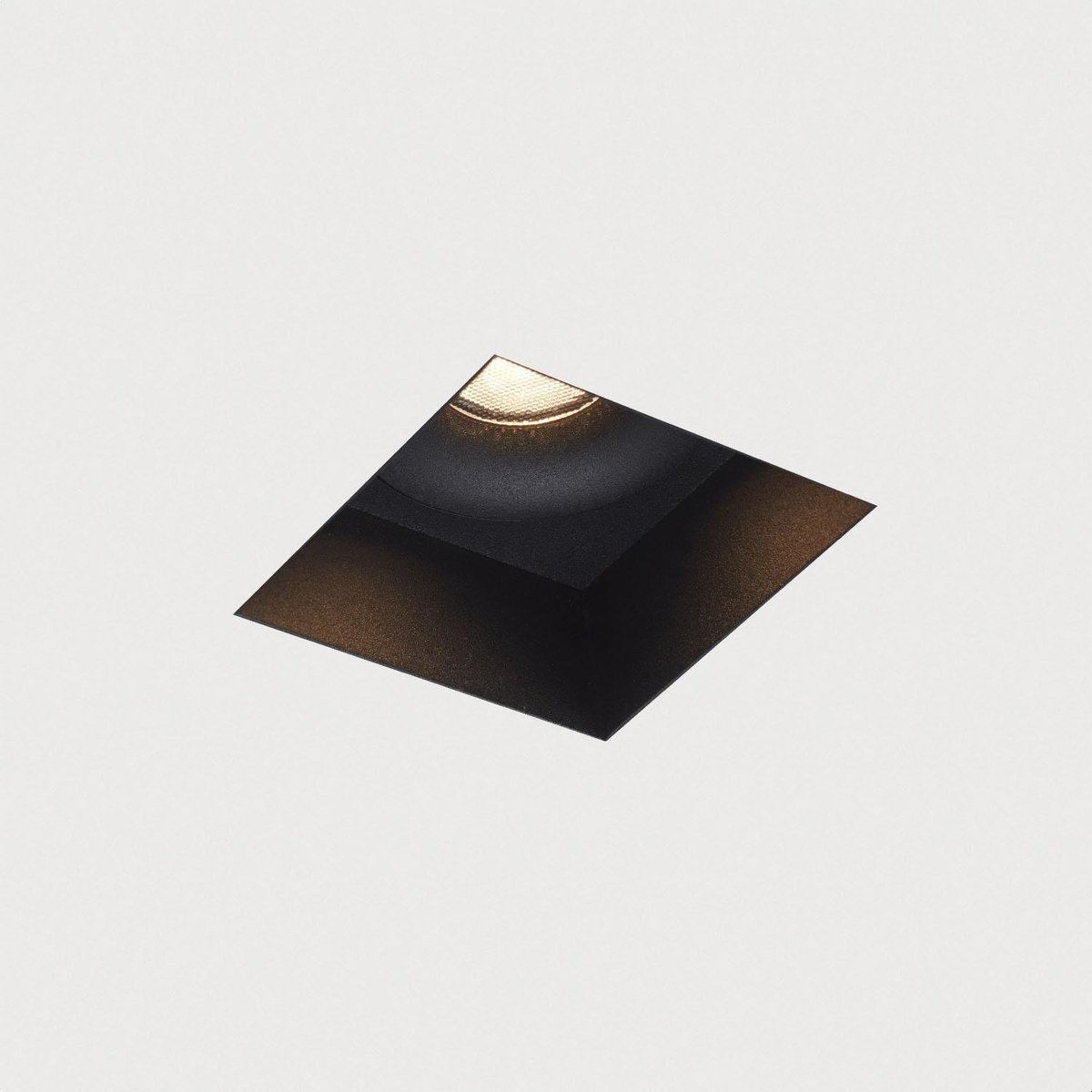 DMQ - Trimless inbouwspot Zwart GU10 - Square Vierkant - 7 x 7 cm