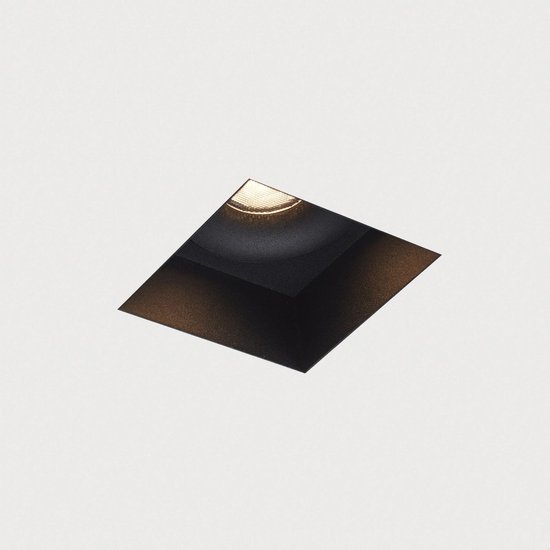 DMQ - Trimless inbouwspot Zwart GU10 - Square Vierkant - 7 x 7 cm | bol.com
