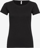 T-shirt SC-pylle-1in de kleur zwart maat XXL/44 met ronde hals