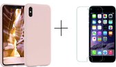 iPhone XS Max hoesje roze - iPhone Xs hoesjes roze - iPhone XS Max cases roze- telefoonhoesje iPhone XS Max roze - Siliconen hoesje roze - screenprotector iPhone XS max