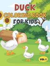 Duck Coloring Book For Kids