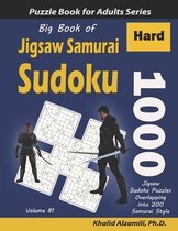 Logic Puzzles for Adults- Big Book of Jigsaw Samurai Sudoku