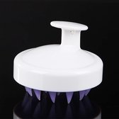 TrendZ Siliconen haarborstel | Haargroei stimulatie | Diepe reiniging hoofdhuid | Scalp Massager | Massage Borstel | Shampoo Borstel | Anti roos | Wit