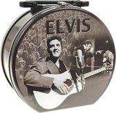 Metalen koffertje "Elvis" set van 2 stuks 16 x 16 x 8 cm