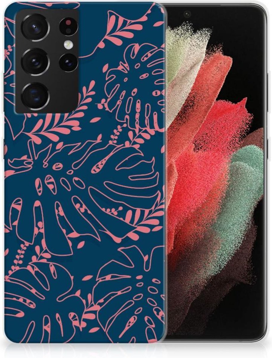 Samsung Galaxy S21 Ultra TPU Case Palm Leaves