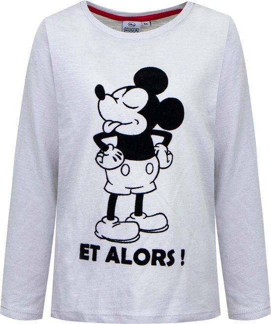 Mickey Mouse - Tshirt manches longues - Grijs - 98cm - 3 ans