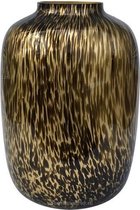 Cheetah Vaas Artic Goud | Large | Ø32,5 x H45 cm | Vase The World