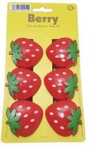 Pusher - BERRY- STRAWBERRY CLIPS SET 6