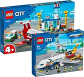 LEGO City - Lego Bundel - LEGO City Centrale luchthaven 60261 + LEGO City Passagiers vliegtuig 60262 - Bundel