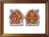 Oven Borduurset Magneet Koekhuisje 7,6x8,3 cm