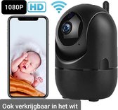 Babyfoon met camera wit -WIFI Beveilingscamera wit -Binnencamera Wifi -Camera bewaking -Tweezijdige communicatie -Spraakfunctie - Nachtzicht -Babyfoon met Wifi -Onbeperkt bereik -H