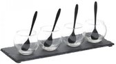 Amusesets - Aperitiefset - Tapas set rond - Amuse set - 9 delig