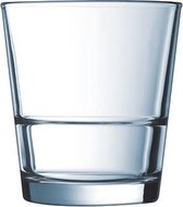 Stack up Tumbler set - Waterglazen - Drinkglazen - Luxe Whiskeyglazen - 21cl - 6 stuks