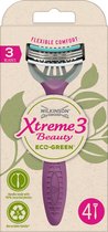 Wilkinson Xtreme3 Beauty Eco Green Wegwerpscheermesjes