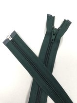 YKK rits, Deelbaar spiraal rits 45 cm Donkergroen