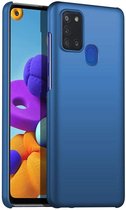 Shieldcase geschikt voor Samsung Galaxy A21s Slim case - extreem dun telefoonhoesje - Back cover - blauw